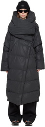 Templa Black Wrap Down Coat
