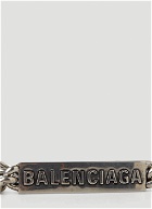 Logo Plate Bracelet in Silver