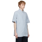 Nanamica Blue Wind Button-Down Shirt