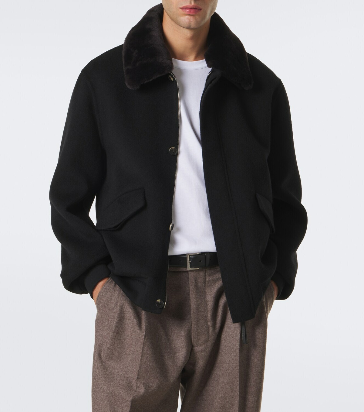 Gabriela Hearst James cashmere bomber jacket