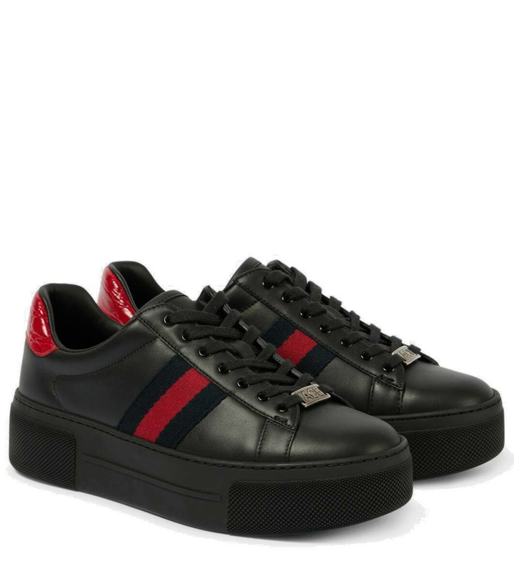 Photo: Gucci Gucci Ace leather sneakers