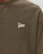 Patta Classic Washed Crewneck Sweater Brown - Mens - Sweatshirts