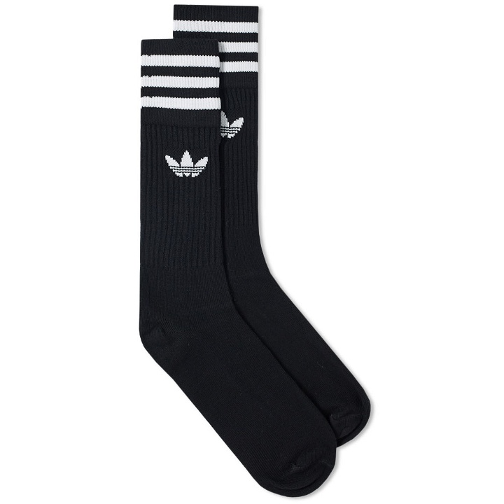 Photo: Adidas Solid Crew Sock - 3 Pack