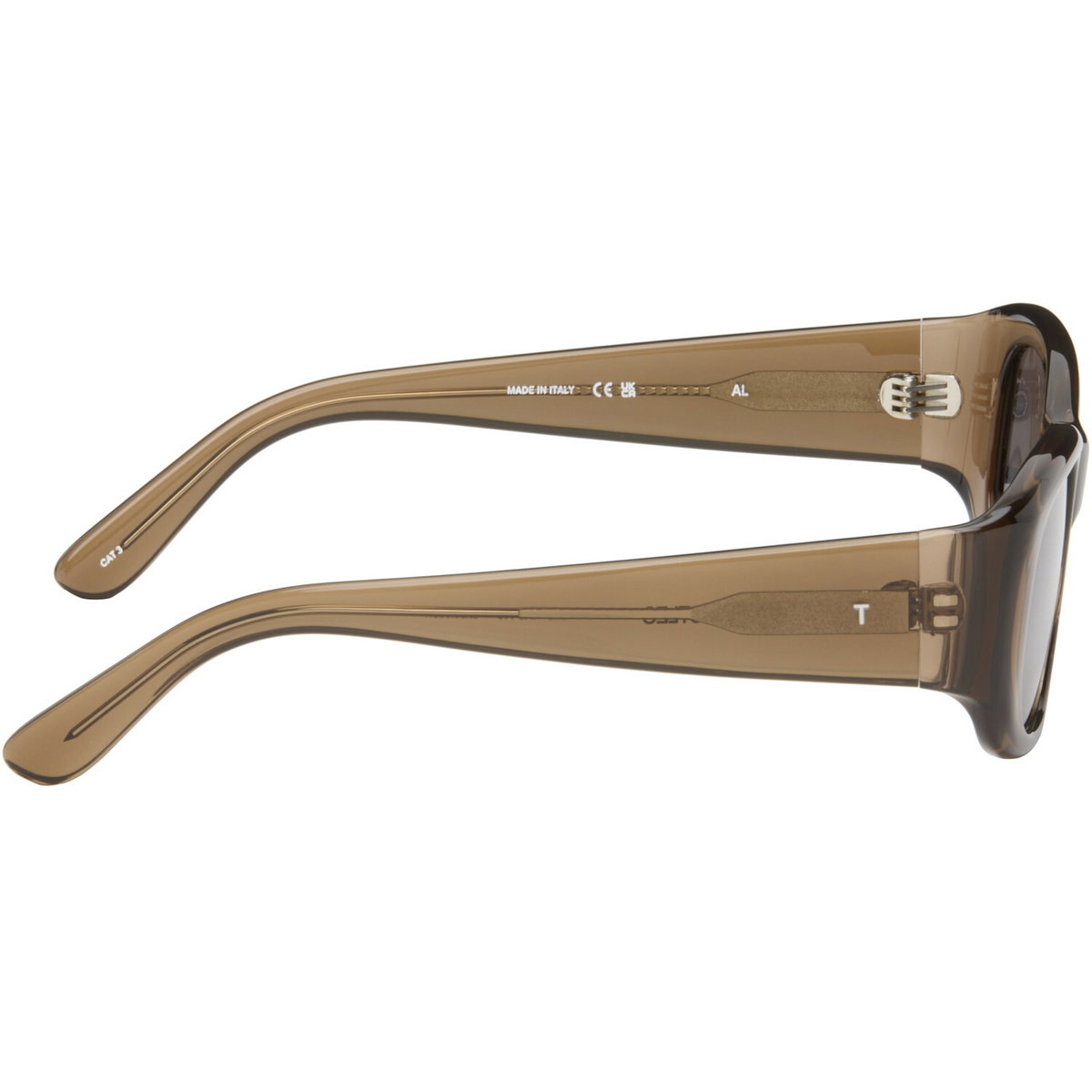 THISTLES Brown 'The Al' Sunglasses