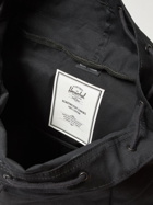 Herschel Supply Co - Little America Logo-Appliquéd Leather-Trimmed Canvas Backpack
