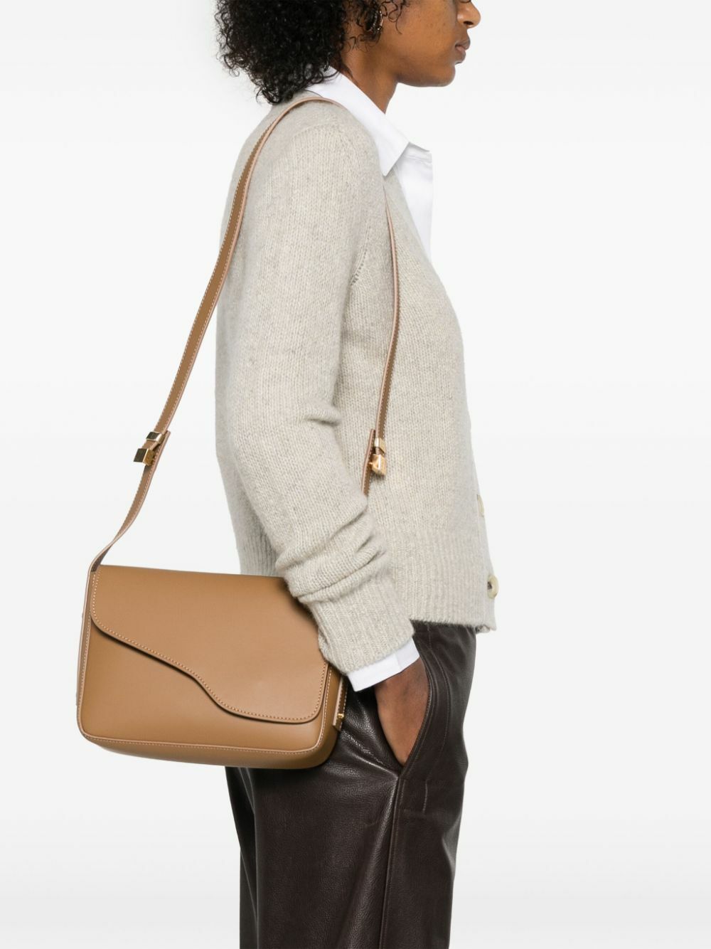 ATP ATELIER - Bolgheri Leather Shoulder Bag
