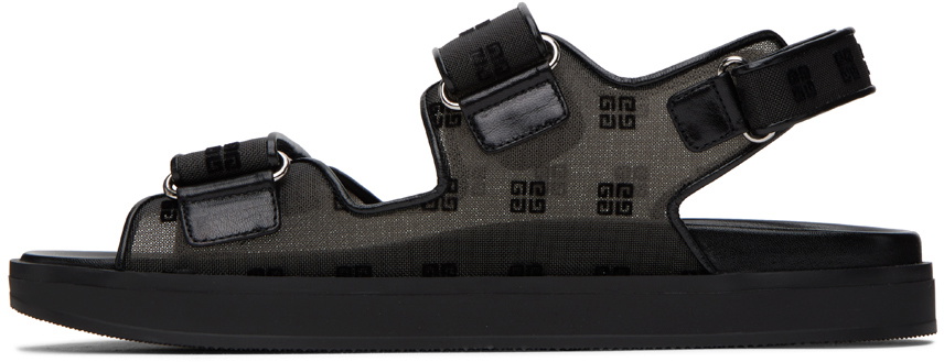Givenchy Black Strap Sandals