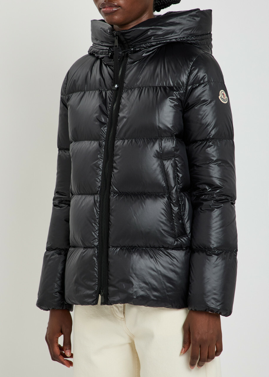 Moncler Serittes Hooded Shell Jacket Black