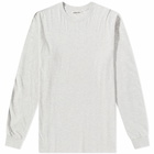 Auralee Men's Long Sleeve Seamless T-Shirt in Heather Grey