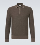 Agnona Wool and silk polo sweater
