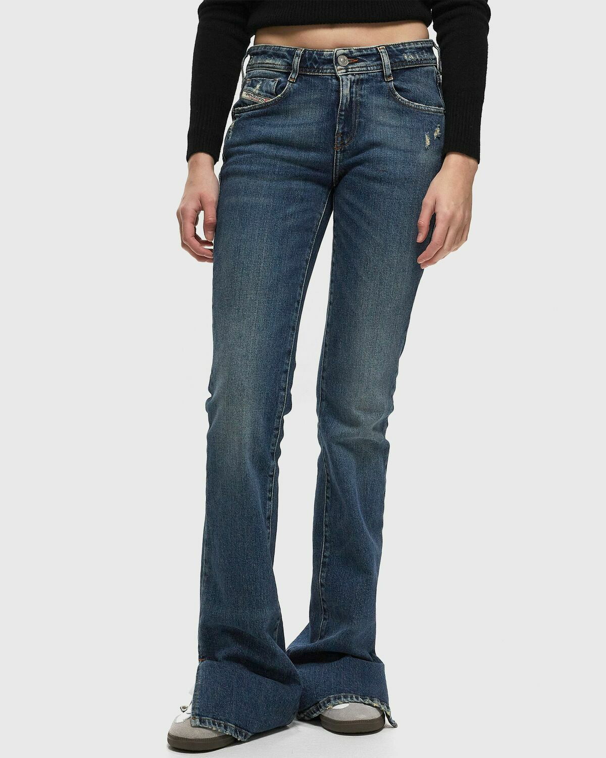 1969 D-EBBEY Woman: Bootcut dark blue Jeans