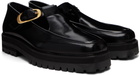 Ernest W. Baker Black T-Bar Loafers