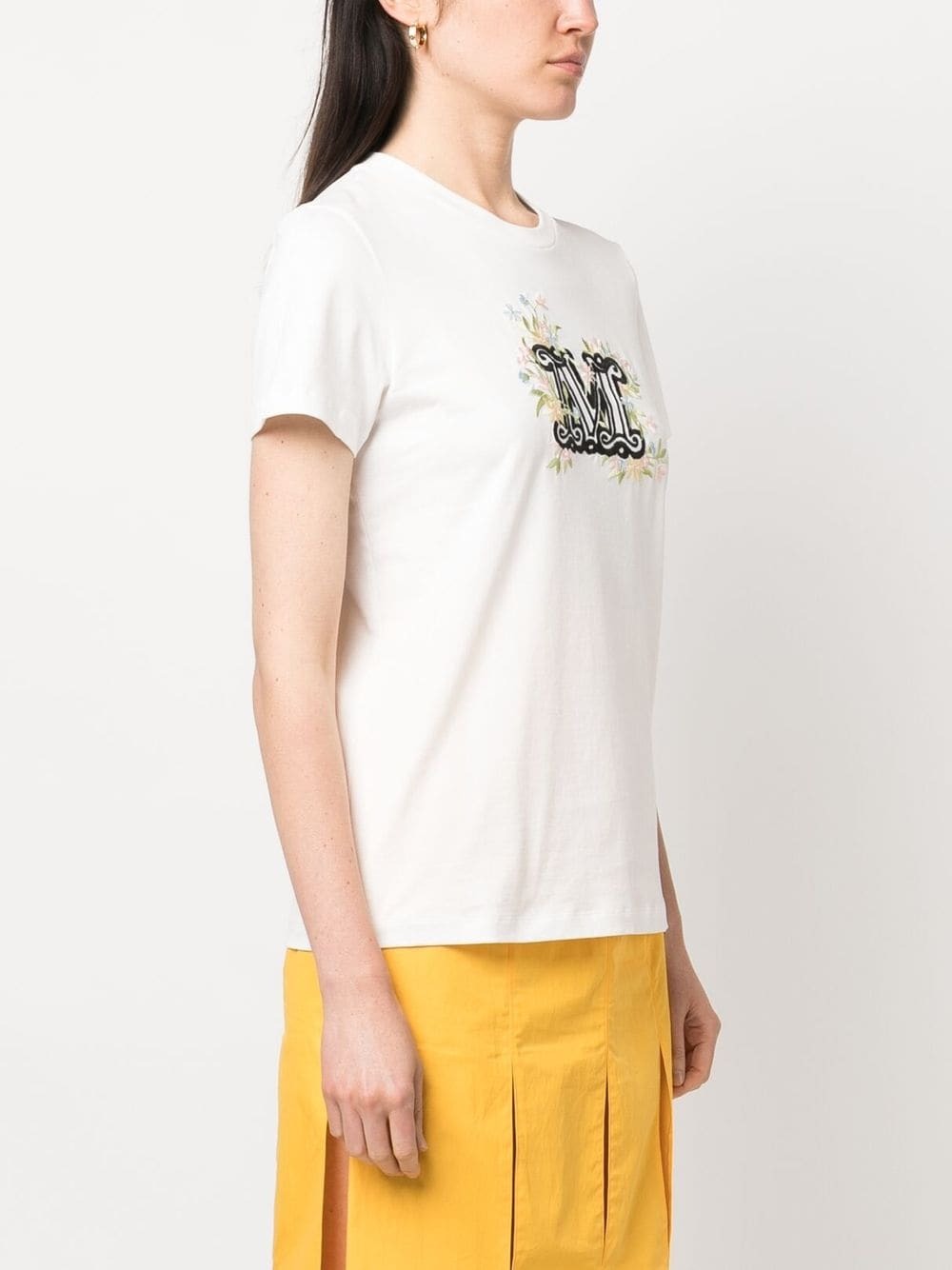 MAX MARA - Logo Cotton T-shirt Max Mara