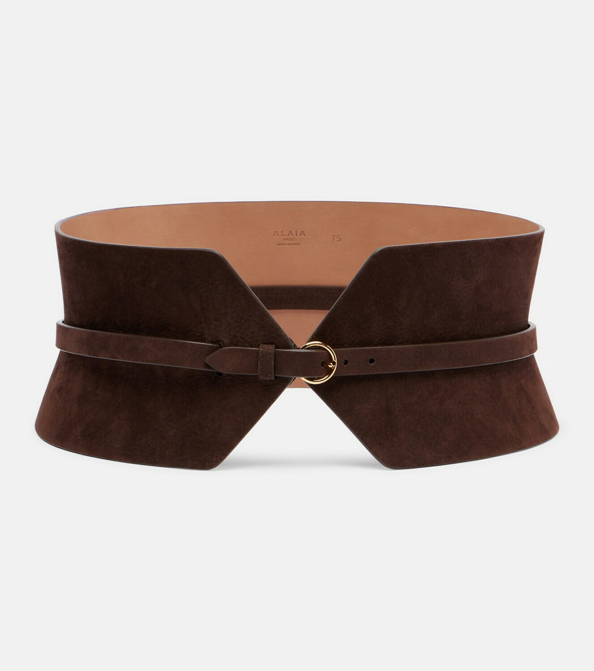 Alaïa Suede corset belt