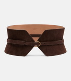Alaïa Suede corset belt
