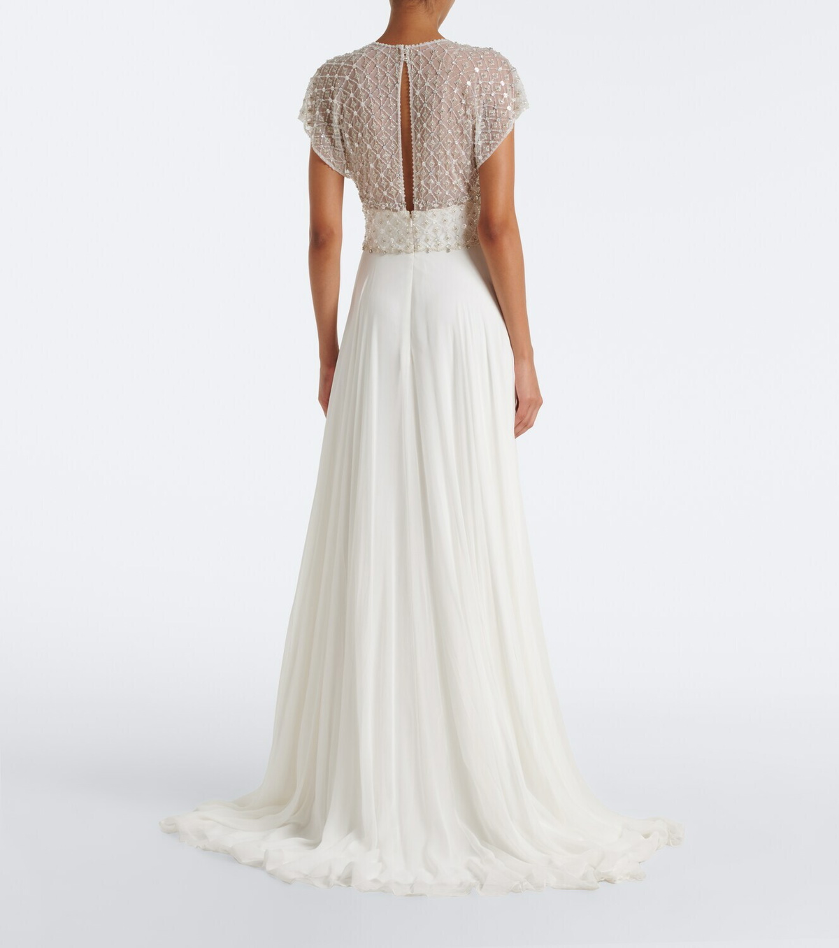 Jenny Packham Bridal Momento tulle and silk chiffon gown