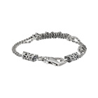 Emanuele Bicocchi Silver Crochet Bracelet