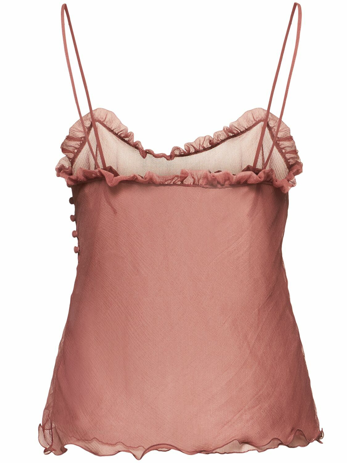 CHLOÉ Silk Tulle Top
