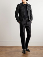 TOM FORD - Cotton-Twill Trucker Jacket - Black