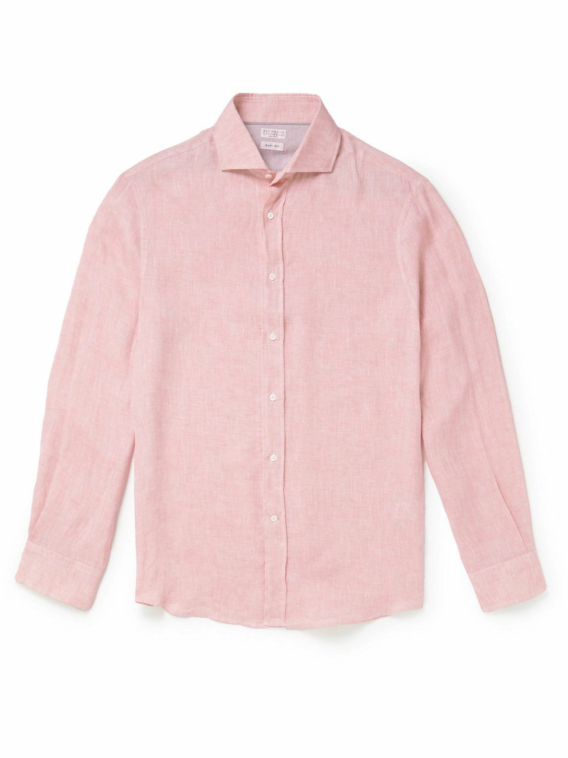 Brunello Cucinelli - Linen Shirt - Pink Brunello Cucinelli