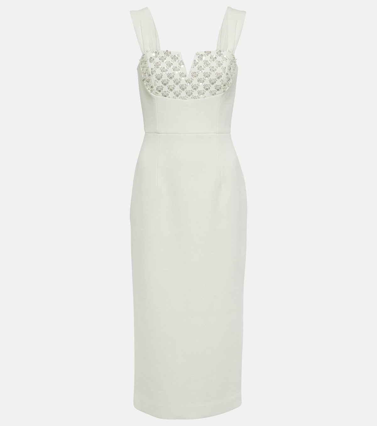 【REBECCA VALLANCE】CRYSTAL MIDI DRESS クリスタル装飾 ミディ Rebecca Vallance Crystal-embellished midi dress Rebecca Vallance