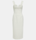 Rebecca Vallance Crystal-embellished midi dress
