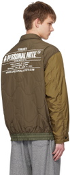 A PERSONAL NOTE 73 Brown Quilted Jacket