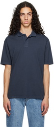 BOSS Blue Embroidered Polo