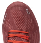 On - Cloud X Mesh Running Sneakers - Red