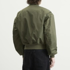 Entire Studios Men's Cropped Broad Bomber Jacket in Khaki