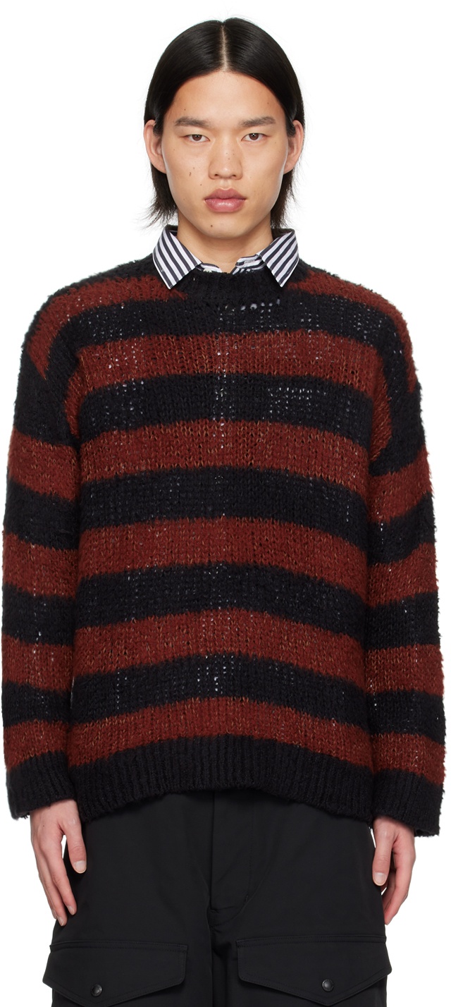 Photo: Junya Watanabe Brown & Black Striped Sweater