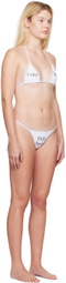 Praying SSENSE Exclusive White Holy Trinity Bikini