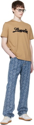 Lanvin Tan 'Lanvin Ribbon' T-shirt