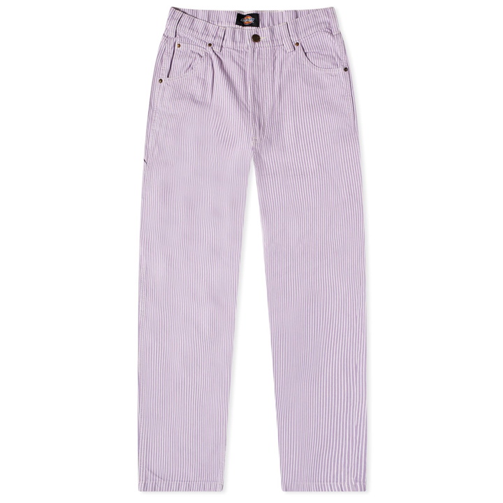 Photo: Dickies Men's Garyville Hickory Pant in Purple Rose