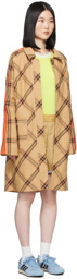 Wales Bonner Beige adidas Originals Edition Embroidered Logo Reversible Coat