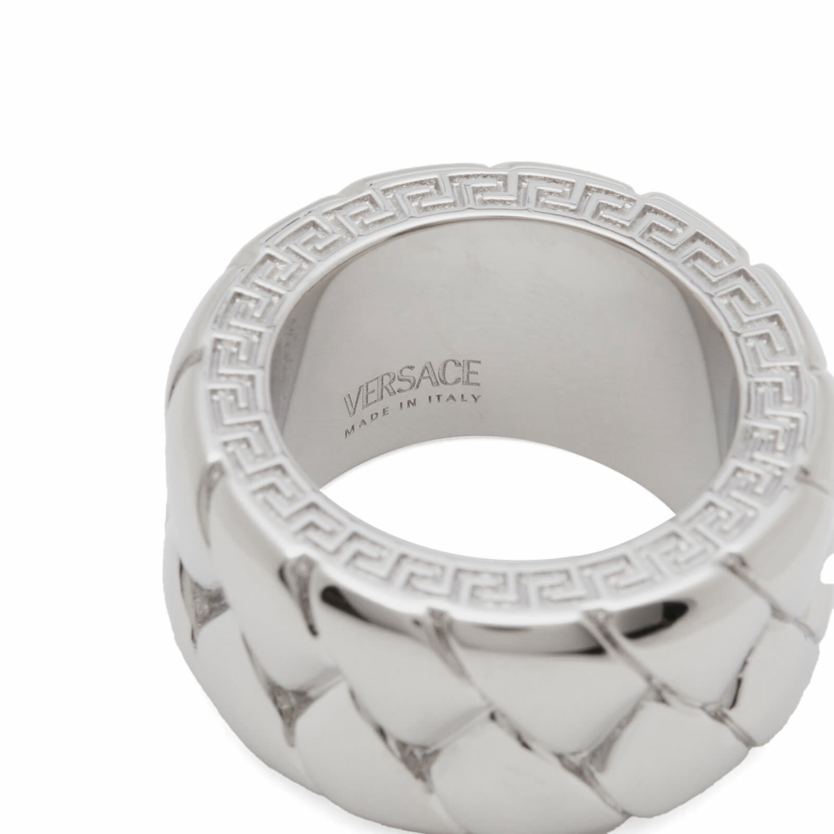 Versace Women's Ring in Palladium