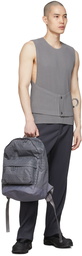 Bao Bao Issey Miyake Grey Daypack Backpack