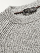 Loro Piana - Ribbed Cashmere Sweater - Gray