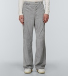 Amiri - Suede wide-leg pants