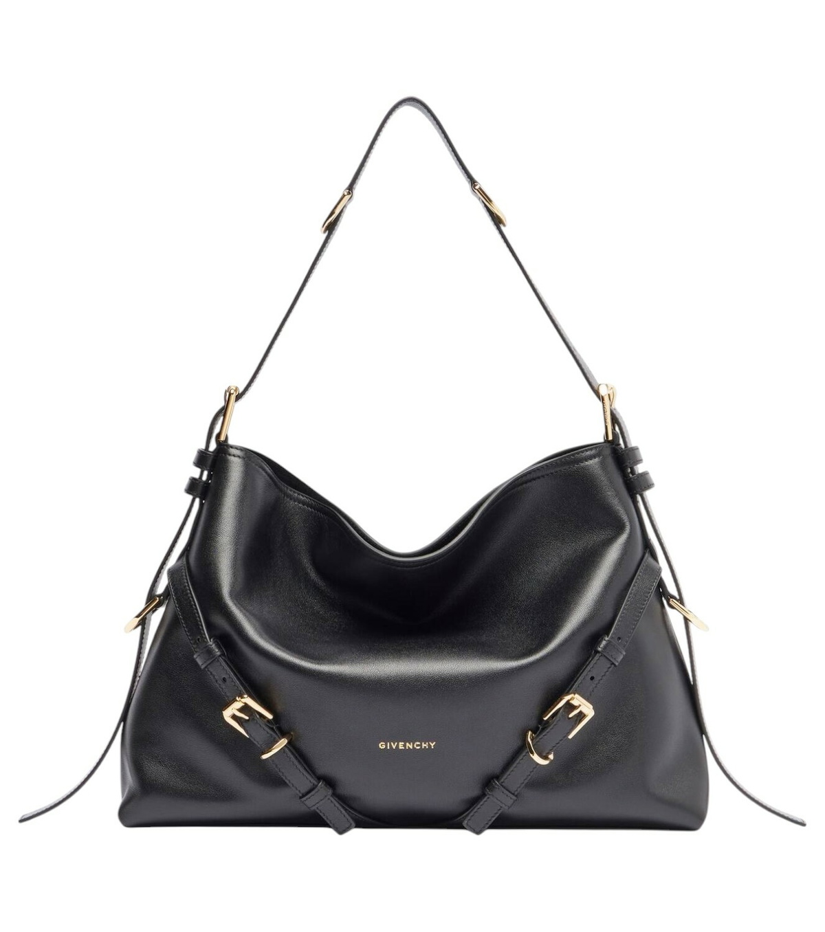 【送料&関税込】Givenchy Black Denim Medium 4g Soft Handbag Givenchy - 4G Soft Small denim shoulder bag Givenchy