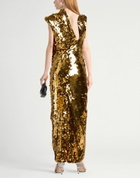 Emilia Wickstead Womens Maxi dress in Gold