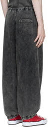 Maison MIHARA YASUHIRO Black Bleached Sweatpants