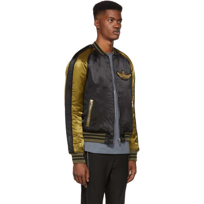 Wool & leather varsity teddy jacket - Balmain - Men