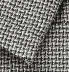 Officine Generale - Grey Slim-Fit Unstructured Houndstooth Wool-Tweed Blazer - Men - Black