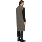 Raf Simons Black Wool Sleeveless Labo Coat