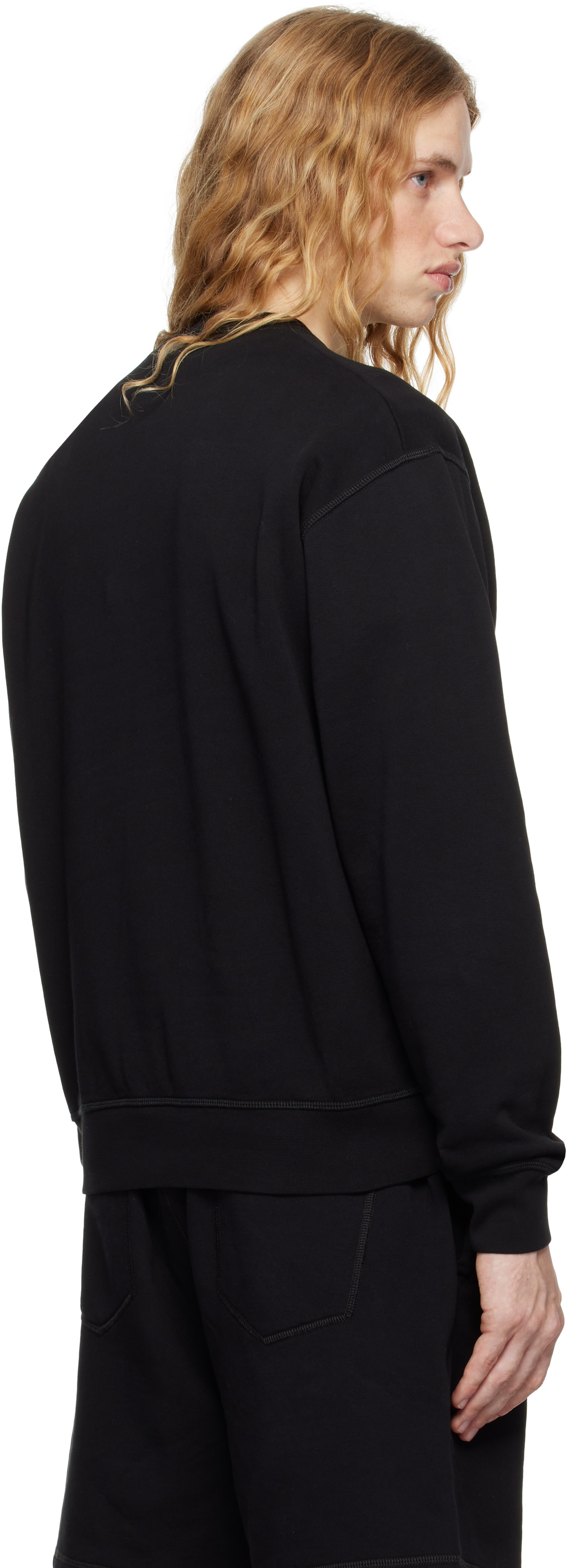 Dsquared2 Black Cool Fit Crewneck Sweater
