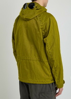 C.P. Company Panama Goggle Hooded Woven Jacket Green