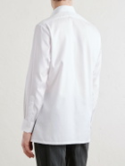 Charvet - Cotton-Herringbone Shirt - White