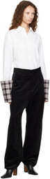 ABRA White Back Pocket Shirt