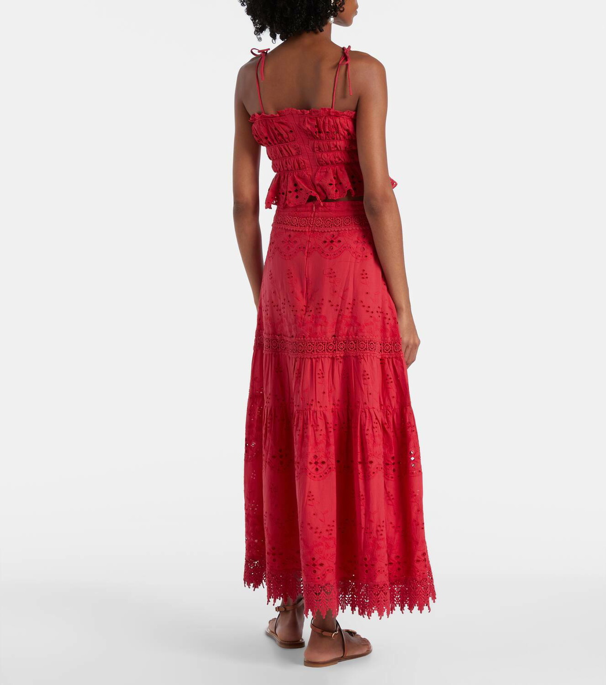 Melissa Odabash Alessia cotton maxi skirt